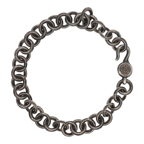 【中古】 CHROME HEARTS クロムハーツ シングル Bリング ブレスレット SV925 シルバー アクセサリー 23037485 RS