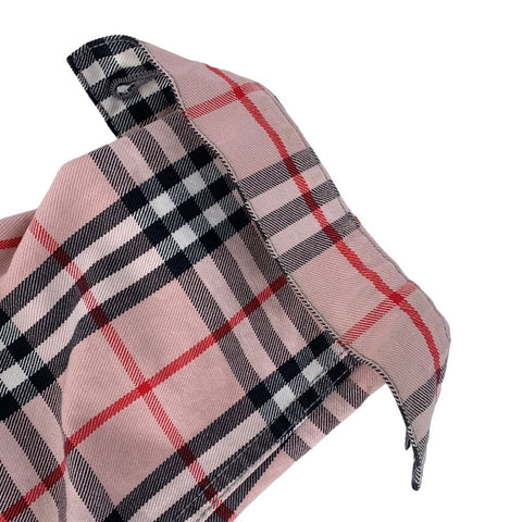 【中古】 BURBERRY バーバリー Supreme シュプリーム デニムジャケット M ピンク ヴィンテージチェック ノヴァチェック コラボ Gジャン ブルゾン アウター 23038054 RS