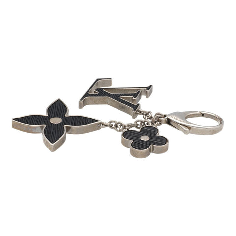 【中古】 LOUIS VUITTON ルイ・ヴィトン バッグチャーム M65931 ビジューサック フルールドゥエピ ブラック キーホルダー 大人かわいい  23038336 MK