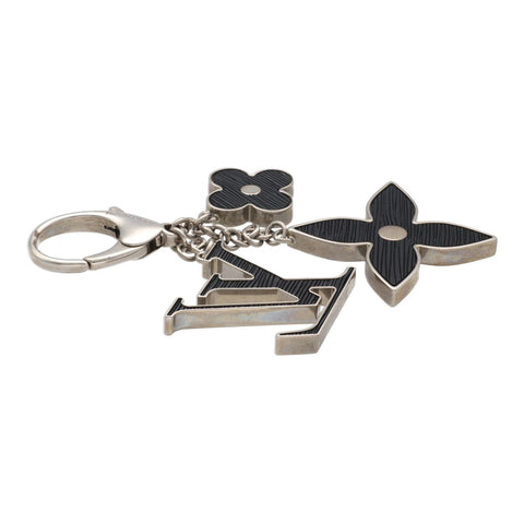 【中古】 LOUIS VUITTON ルイ・ヴィトン バッグチャーム M65931 ビジューサック フルールドゥエピ ブラック キーホルダー 大人かわいい  23038336 MK