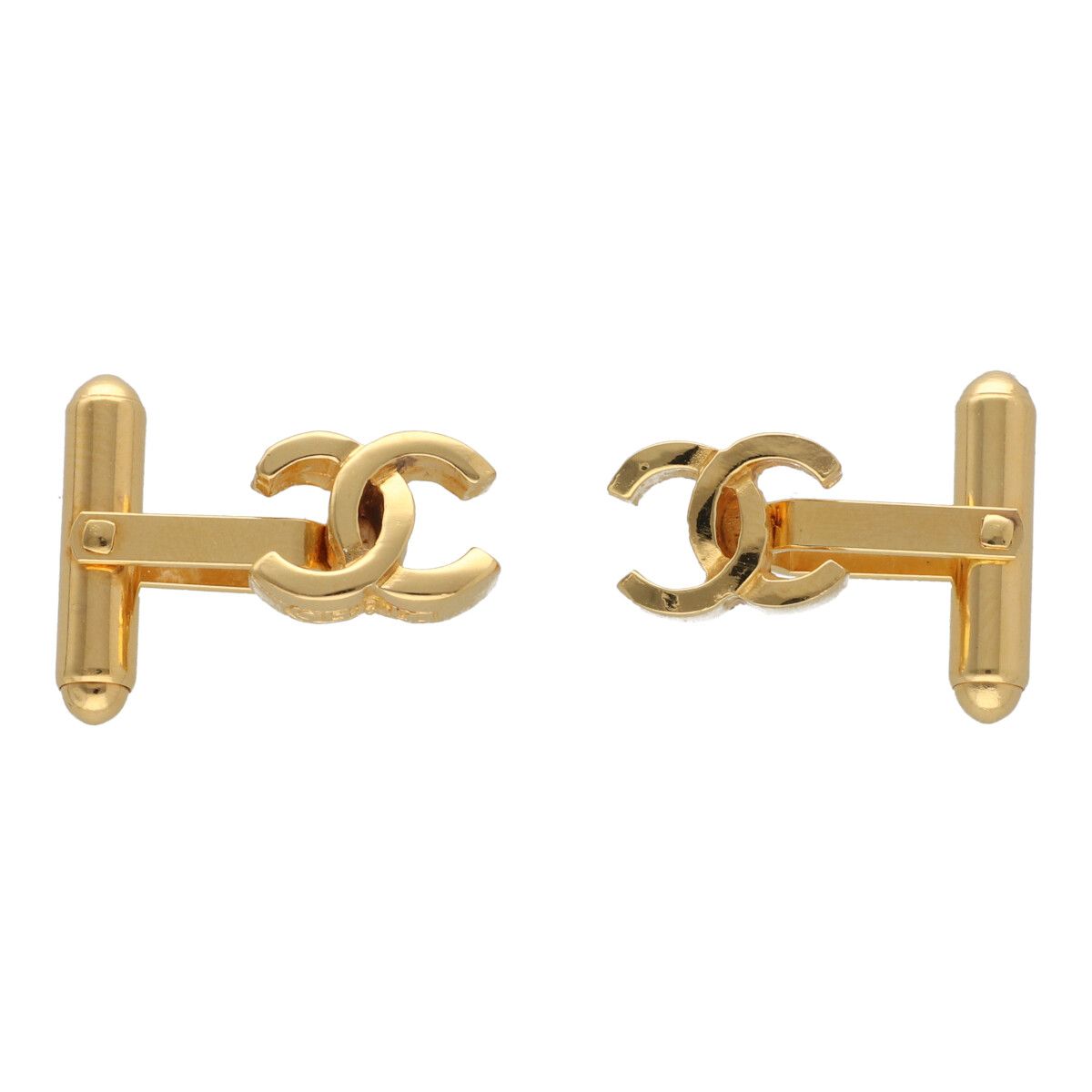 【中古】 CHANEL シャネル ココマーク カフス ゴールド ヴィンテージ CC アクセサリー 23038595 RS