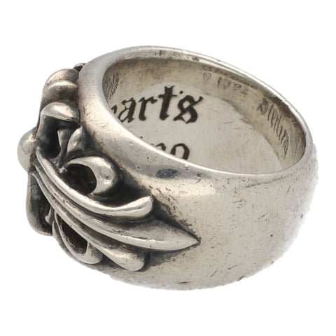 【中古】 CHROME HEARTS クロムハーツ フローラル クロス リング 9号 SV925 シルバー 指輪 23039162 RS