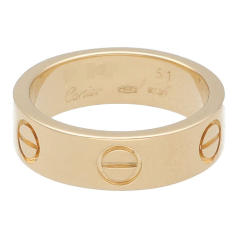 【中古】 Cartier カルティエ LOVE リング B4084651 K18 YG ＃51 ゴールド 指輪 23039206DS