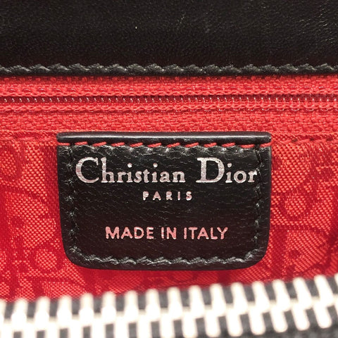 【中古】 Christian Dior クリスチャン・ディオール  トートバッグ レディディオール ブラック レクタングル 23039227 AK