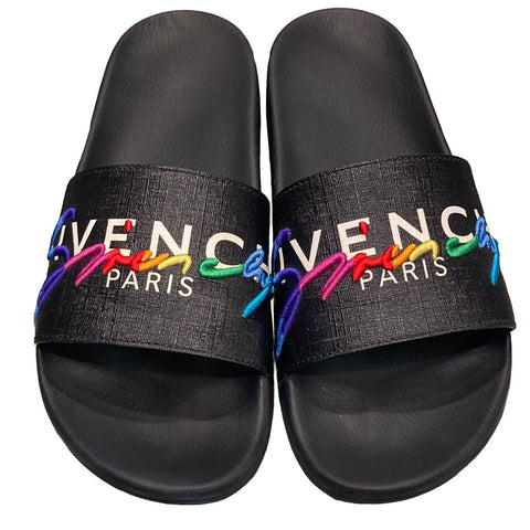 【中古】 Givenchy ジバンシィ シャワーサンダル  メンズ ラバー BK 27.5cm 23039462 AS