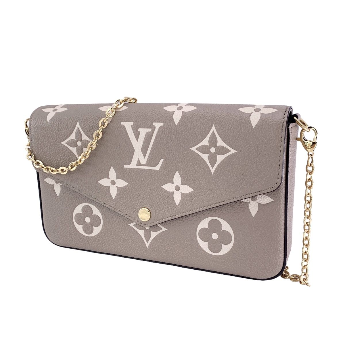 【中古】 LOUIS VUITTON ルイ・ヴィトン  ショルダーバッグ モノグラム・アンプラント M82610 ポシェット・フェリシー トゥルトレールクレーム 23039610 AK