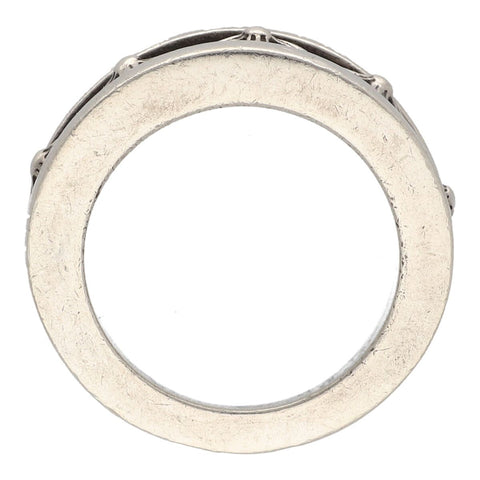 【中古】 CHROME HEARTS クロムハーツ ナローVバンドリング CHプラス 指輪 シルバー アクセサリー 24号 メンズ CHX ジュエリー 23041037 AO