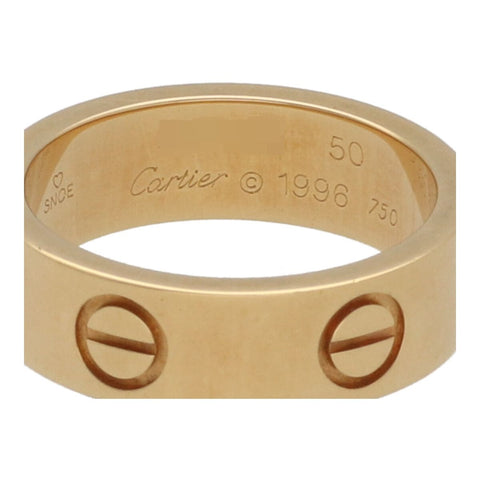 【中古】 Cartier カルティエ LOVE リング B4084650 K18 YG ラブ 指輪 23041539 DS