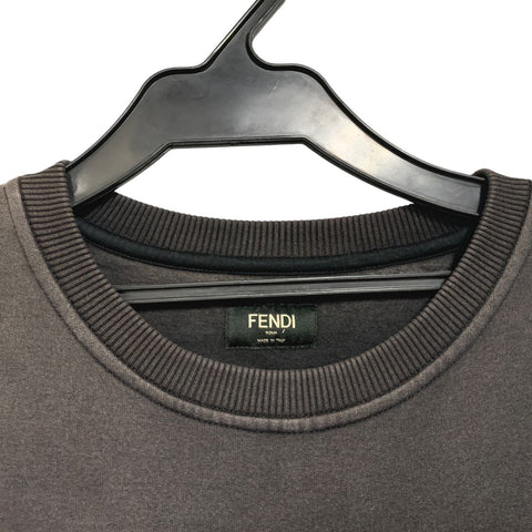 【中古】 Fendi フェンディ  トレーナー スパンコール ロゴ パッチデティール スウェットシャツ FY0944 A7AC サイズS 23043081 YU