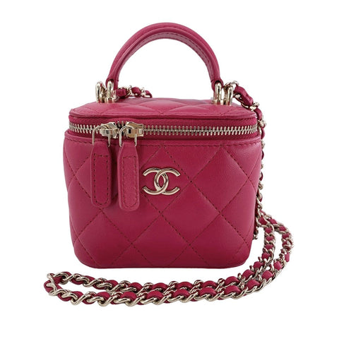 【中古】 CHANEL シャネル  ショルダーバッグ マトラッセ AP2198 スモールバニティ チェーンショルダーバッグ 23043188 AK