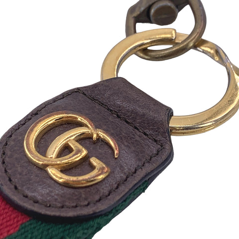 【中古】 GUCCI グッチ  キーホルダー GGマーモント シェリー キーリング 23006382 NT