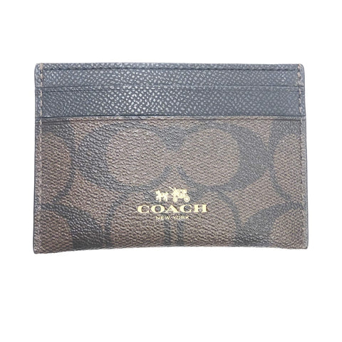 【中古】 COACH コーチ  クレジットカードケース シグネチャー F63279 カードケース 23015115 YM